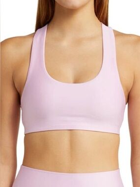 Alo Yoga Airlift Advantage Racerback Sports Bra in Pink Size Small